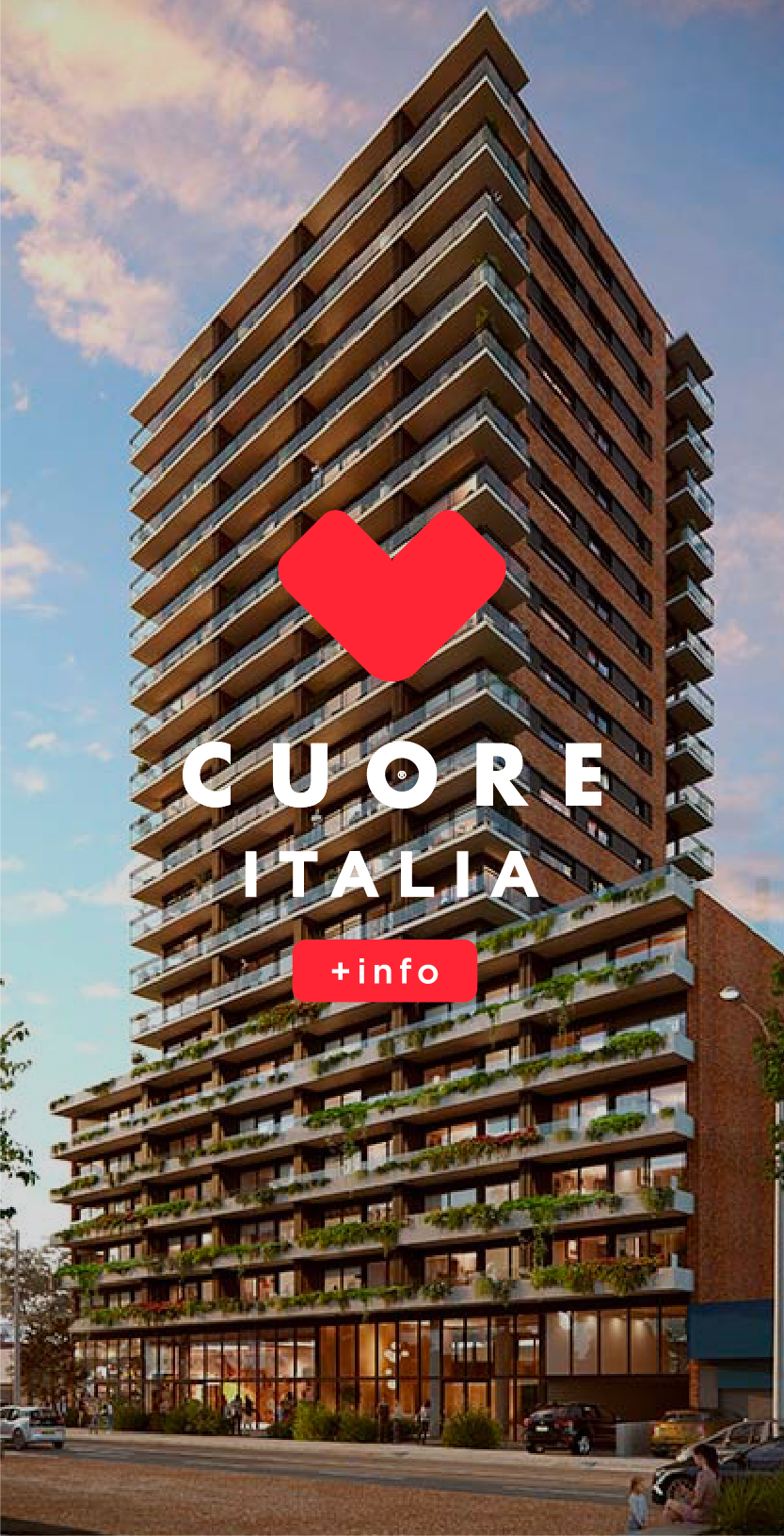 Edificio Cuore Italia en un entorno urbano